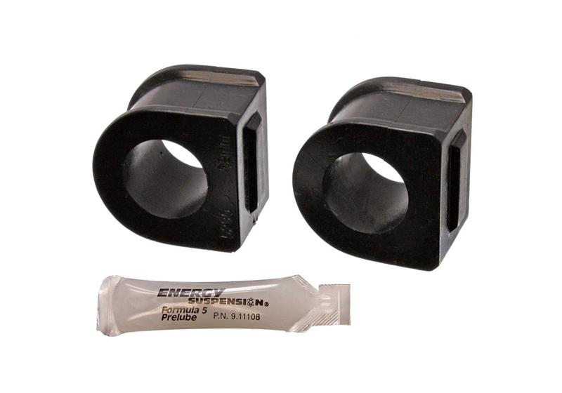 Pontiac Firebird Sway Bar Bushing Set - Front - Energy Suspension - Hyper-Flex Polyurethane, 30mm - Black - `93-`02